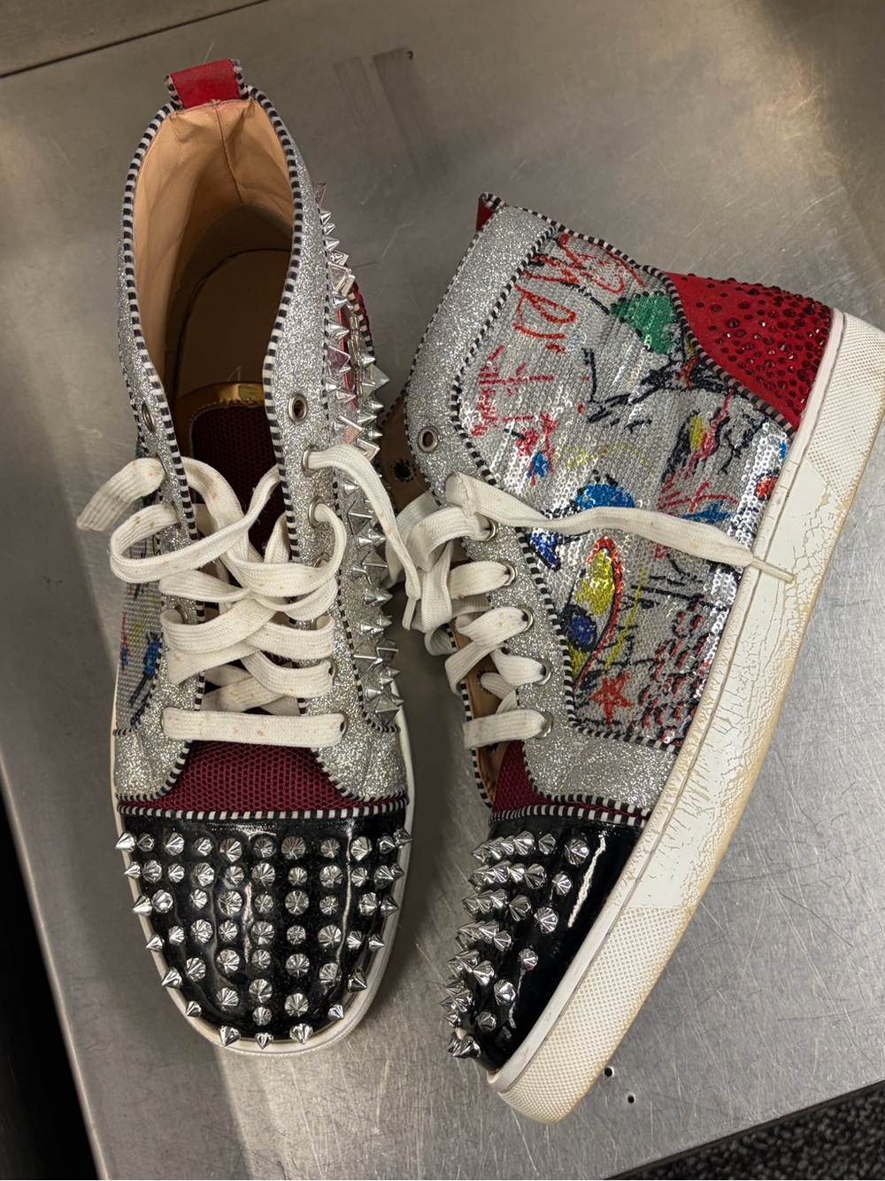 Christian Louboutin NO LIMIT F18 FLAT Sneakers -size 12